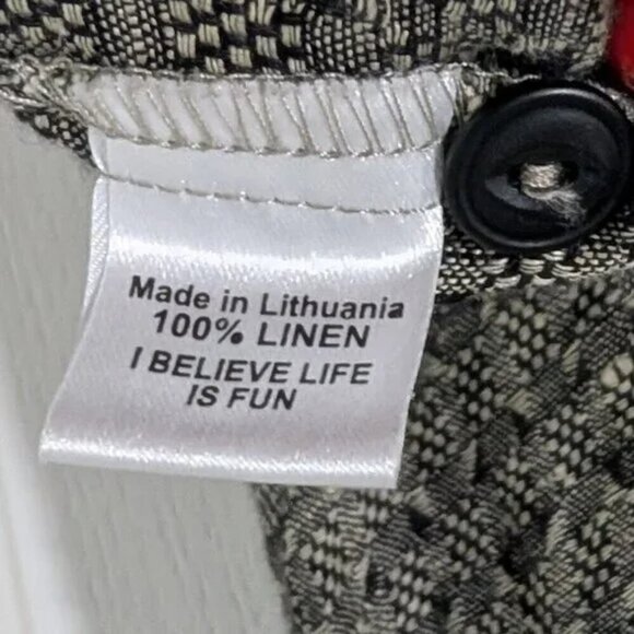 Flax | Jacquard V-Neck Jacket - Picture 5 of 6